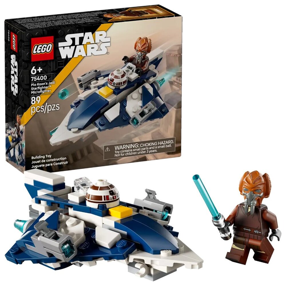 LEGO Star Wars: Plo Koon's Jedi Starfighter™ Microfighter Set #75400 (89 Pcs) - Picture 6 of 10